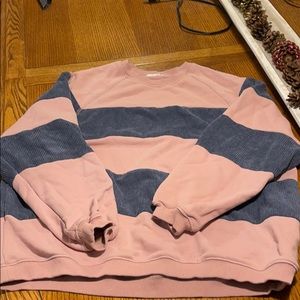 Easel Size Small Long Sleeve Striped Corded Shirt